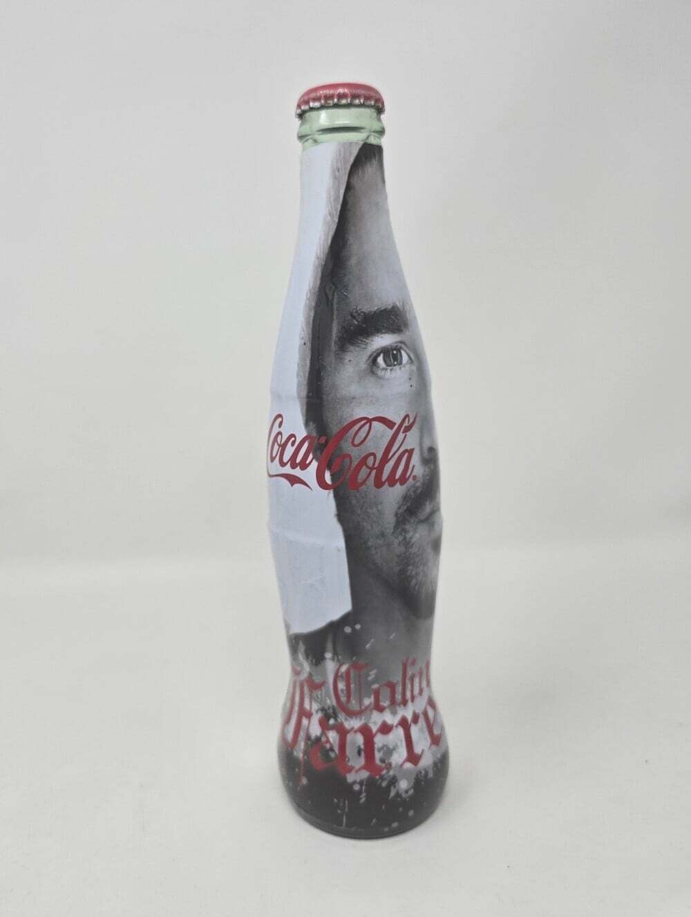Limited Edition Colin Farrell Coca Cola Glass Bottle Actor Irish Hollywood RARE